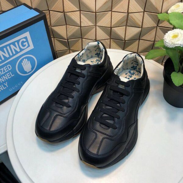 Gucci Rhyton Dad Sneakers ??550046Spring/Summer 2019 Collection, Black Women Shoes - Image 9