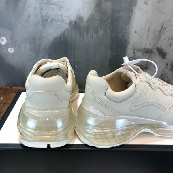 Gucci Rhyton Dad Transparent Sole SneakersSpring/Summer 2020 Collection, White Women Shoes - Image 6