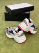 Gucci Rhyton Dad Unisex Sneakers 619891 Spring/Summer 2020 Collection, Beige/Ebony Women Shoes