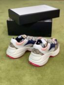 Gucci Rhyton Dad Unisex Sneakers 619891 Spring/Summer 2020 Collection, Beige/Ebony Women Shoes