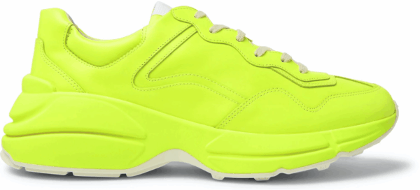Gucci Rhyton Fluo Yellow Shoes (M)