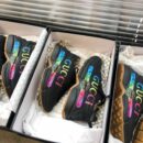 Gucci Rhyton Gucci Logo Unisex Dad SneakersSpring/Summer Collection Black Women Shoes