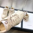 Gucci Rhyton Gucci Logo Unisex Dad SneakersSpring/Summer Collection Off White Women Shoes