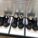 Gucci Rhyton Gucci Stamp Unisex Dad Sneakers 524991Spring/Summer 2019 Collection, Black Women Shoes
