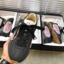 Gucci Rhyton Gucci Stamp Unisex Dad Sneakers 524991Spring/Summer 2019 Collection, Black Women Shoes