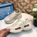 Gucci Rhyton Logo Dad Sneakers 528892Spring/Summer 2019 Collection, White Women Shoes