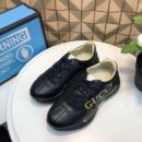 Gucci Rhyton Logo Dad Sneakers 552851Spring/Summer 2019 Collection, Black Women Shoes
