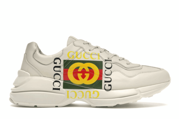 Gucci Rhyton Logo Ivory Shoes (M)