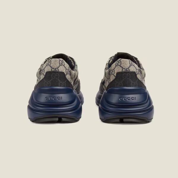 Gucci Rhyton Men's Sneaker Beige And Blue Size 7 - 11.5 US - Image 2