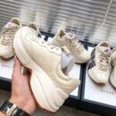 Gucci Rhyton Panther Unisex Dad Sneakers ??524991Spring/Summer 2019 Collection, Off White/Black Women Shoes