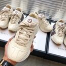 Gucci Rhyton Panther Unisex Dad Sneakers ??524991Spring/Summer 2019 Collection, Off White/Black Women Shoes