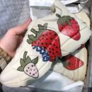 Gucci Rhyton Strawberry Print Dad Sneakers ?576963Spring/Summer 2019 Collection, Off White Women Shoes