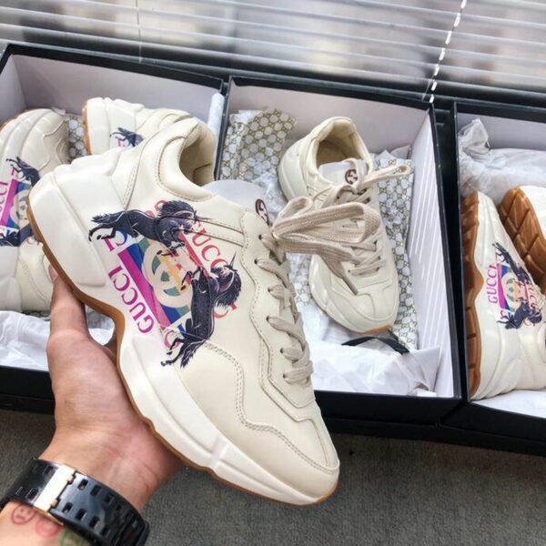 Gucci Rhyton Unicorn Unisex Dad Sneakers ??524991Spring/Summer 2019 Collection, Off White Women Shoes