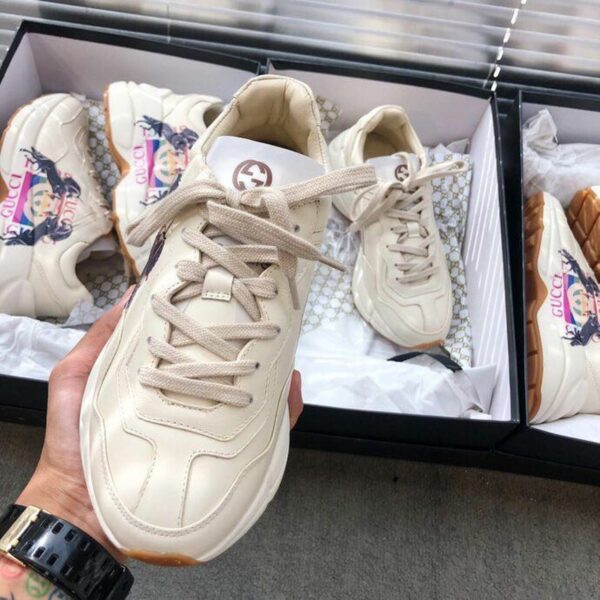 Gucci Rhyton Unicorn Unisex Dad Sneakers ??524991Spring/Summer 2019 Collection, Off White Women Shoes - Image 4