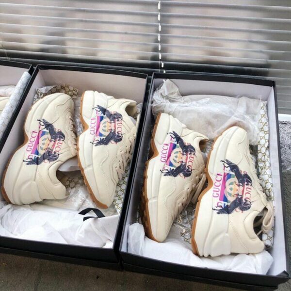 Gucci Rhyton Unicorn Unisex Dad Sneakers ??524991Spring/Summer 2019 Collection, Off White Women Shoes - Image 9