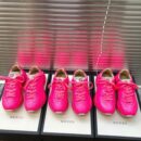 Gucci Rhyton Unisex Dad Sneakers ??524991Spring/Summer 2019 Collection, Neon Pink Women Shoes