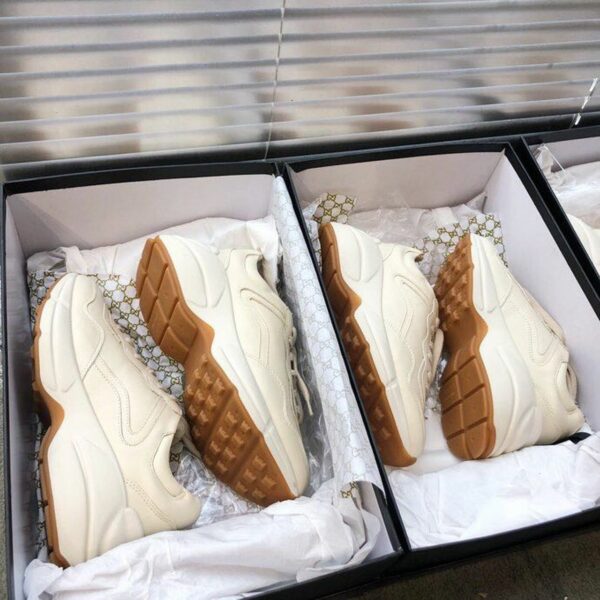 Gucci Rhyton Unisex Dad Sneakers 524991Spring/Summer 2019 Collection, White Women Shoes - Image 7