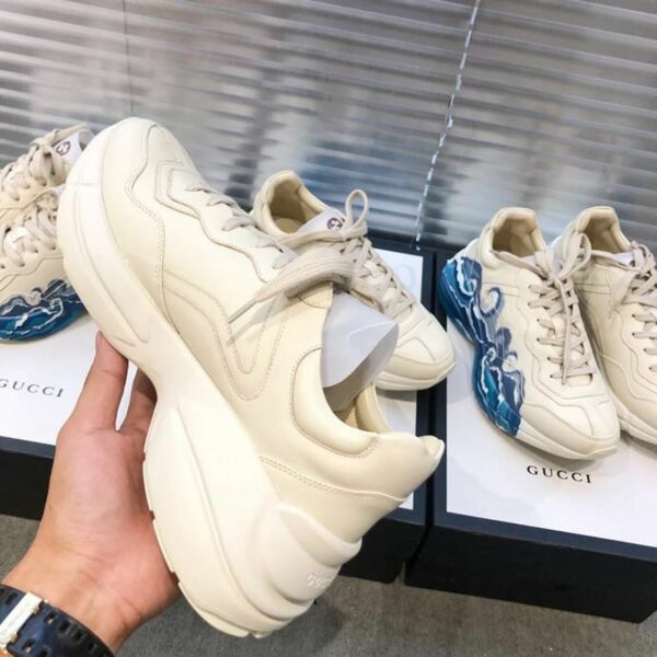 Gucci Rhyton Wave Unisex Dad SneakersSpring/Summer Collection Off White Women Shoes - Image 2
