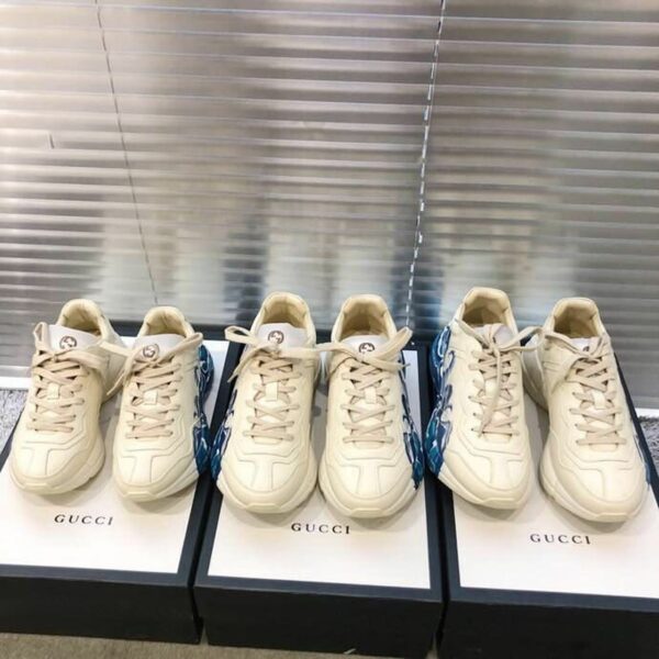 Gucci Rhyton Wave Unisex Dad SneakersSpring/Summer Collection Off White Women Shoes - Image 8