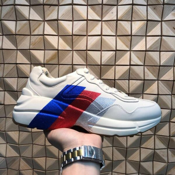 Gucci Rhyton Web Print Dad Sneakers ???523535Spring/Summer 2019 Collection, Off White Women Shoes - Image 9