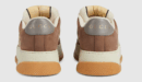 Gucci Screener GG Sneaker Beige Ebony and Brown Suede EU36 - EU45