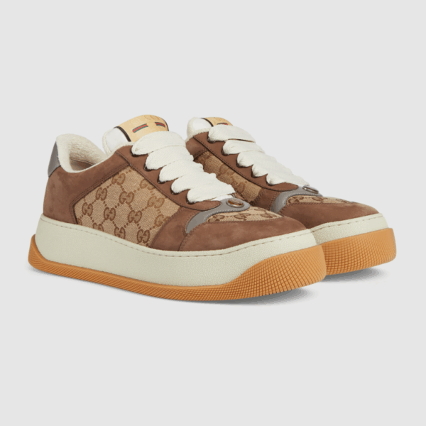 Gucci Screener GG Trainer Beige - Image 2
