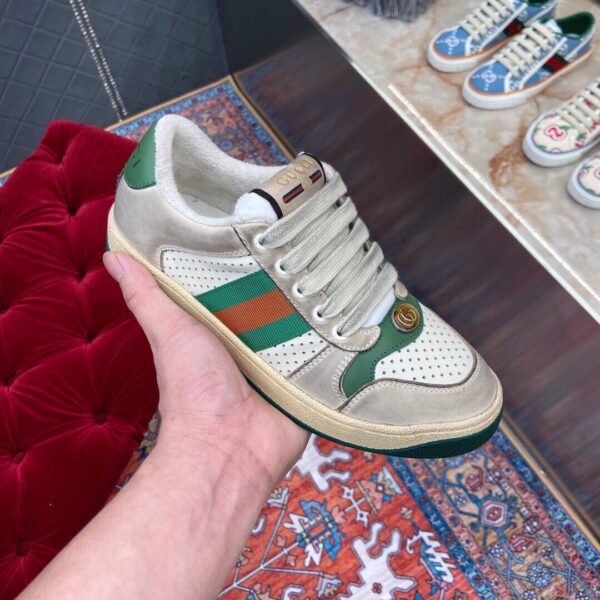 Gucci Screener Leather Sneaker For Men Women EU35 - EU44