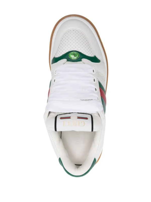 Gucci Screener Leather Sneakers - Image 4