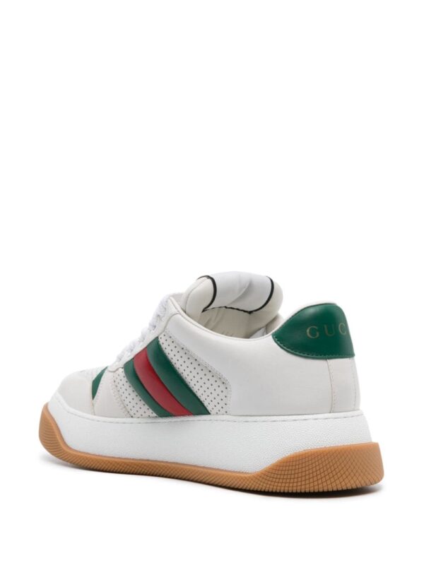 Gucci Screener Leather Sneakers - Image 3