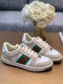 Gucci Screener SneakerSpring/Summer Collection Beige/White Women Shoes