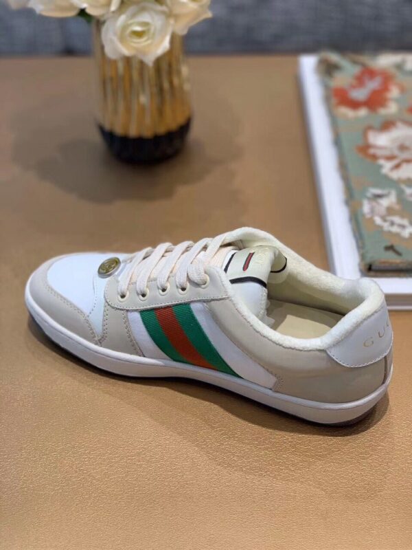 Gucci Screener SneakerSpring/Summer Collection Beige/White Women Shoes - Image 5