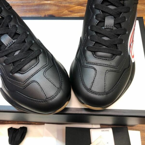 Gucci Sega Anchor Rhyton Dad Sneakers 619896Spring/Summer 2020 Collection, Black Women Shoes - Image 3