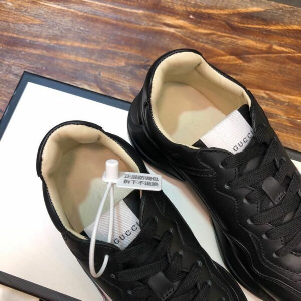 Gucci Sega Anchor Rhyton Dad Sneakers 619896Spring/Summer 2020 Collection, Black Women Shoes - Image 5