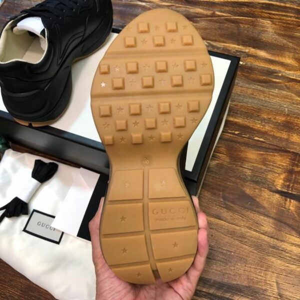 Gucci Sega Anchor Rhyton Dad Sneakers 619896Spring/Summer 2020 Collection, Black Women Shoes - Image 8