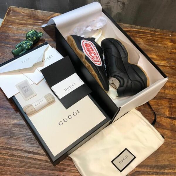 Gucci Sega Anchor Rhyton Dad Sneakers 619896Spring/Summer 2020 Collection, Black Women Shoes - Image 7