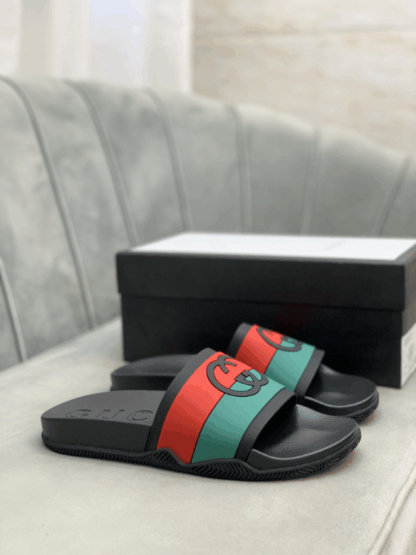 Gucci Slide Interlocking Black EU36 - EU45 - Image 2