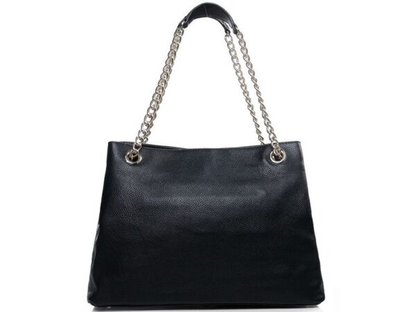 Gucci Soho Medium Leather Tote Black - Image 3