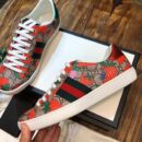 Gucci Strawberry Ace Sneakers 433900Spring/Summer 2020 Collection, Brown Women Shoes