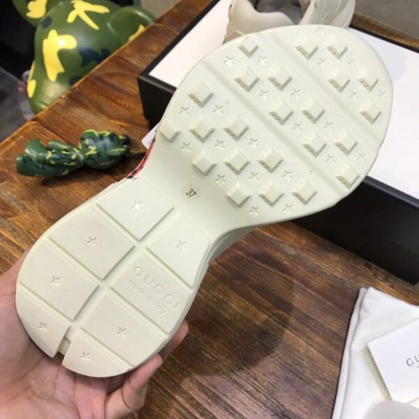 Gucci Strawberry Rhyton Dad Sneakers 619896Spring/Summer 2020 Collection, White Women Shoes - Image 9