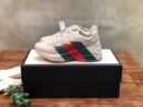Gucci Stripe Rhyton Dad Sneakers 619896 Spring/Summer 2020 Collection, White Women Shoes