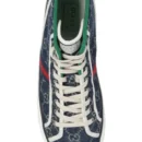 Gucci Tennis 1977 High Top Sneaker Blue