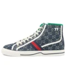 Gucci Tennis 1977 High Top Sneaker Blue