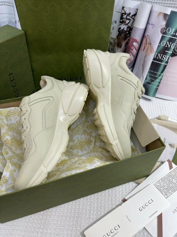 Gucci Tiger Women's Rhyton Sneaker Beige Women Shoes - Image 2