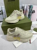 Gucci Tiger Women's Rhyton Sneaker Beige Women Shoes