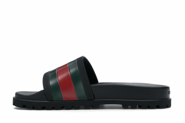 Gucci Web Slide Sandal Black (M) - Image 2