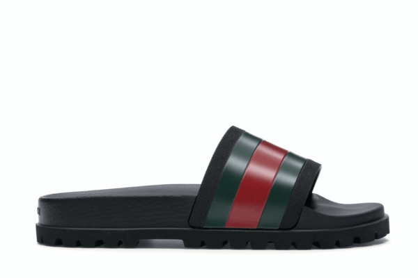 Gucci Web Slide Sandal Black (M)