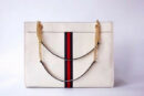 Gucci White Calfskin Rajah Large Tote