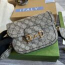Gucci x Balenciaga The Hacker Project Mini Gucci Horsebit 1955 Beige/Ebony