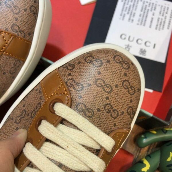 Gucci x Disney Ace Sneakers 603697Spring/Summer 2020 Collection, Brown Women Shoes - Image 5