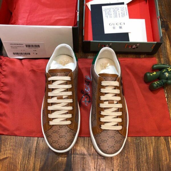 Gucci x Disney Ace Sneakers 603697Spring/Summer 2020 Collection, Brown Women Shoes - Image 6
